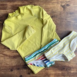 PRIMARY 3-pieces swimsuit with rash guard 🌈